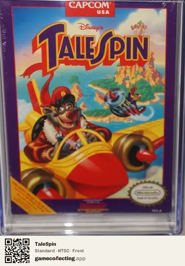 TaleSpin Nintendo Entertainment System, NTSC box front