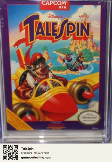 TaleSpin Nintendo Entertainment System, NTSC box front