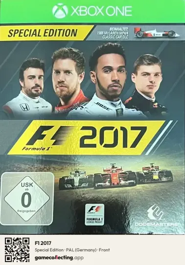 F1 2017 Xbox One, Germany box front