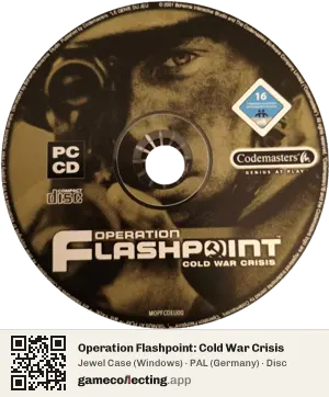 Operation Flashpoint: Cold War Crisis Computer, PAL disc