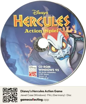 Disney's Hercules Action Game Computer, PAL disc