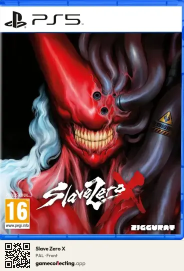 Slave Zero X PlayStation 5, PAL box front