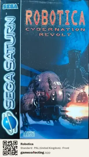 Robotica Sega Saturn, United Kingdom box front