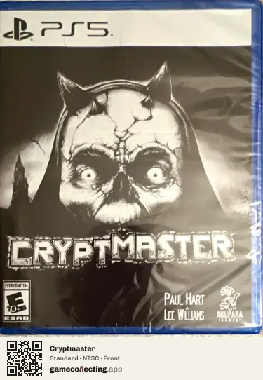 Cryptmaster PlayStation 5, NTSC box front