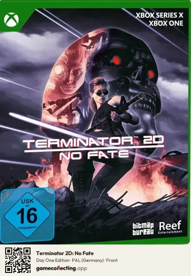 Terminator 2D: No Fate Xbox Series X, Germany box front