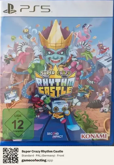Super Crazy Rhythm Castle PlayStation 5, Germany box front
