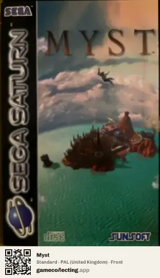 Myst Sega Saturn, United Kingdom box front