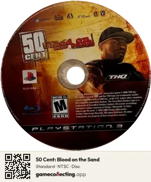 50 Cent: Blood on the Sand PlayStation 3, NTSC disc