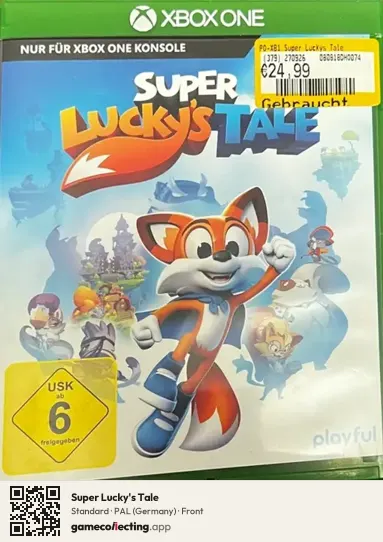 Super Lucky's Tale Xbox One, Germany box front