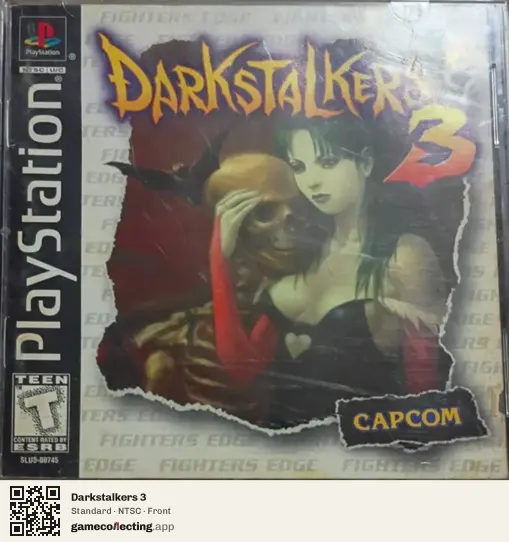 Darkstalkers 3 PlayStation, NTSC box front