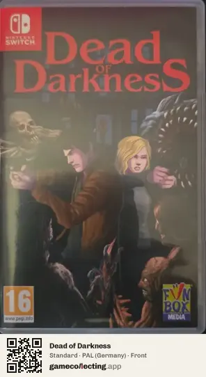 Dead of Darkness Nintendo Switch, Germany box front