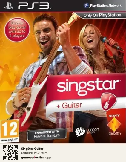 SingStar Guitar PlayStation 3, PAL box front