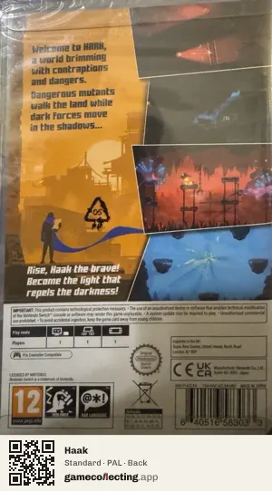 Haak Nintendo Switch, PAL box back