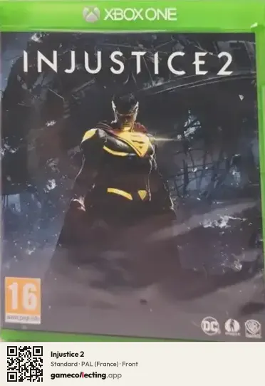 Injustice 2 Xbox One, France box front