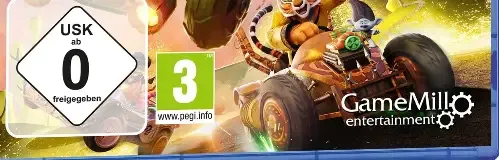 DreamWorks All-Star Kart Racing, the USK square on its front