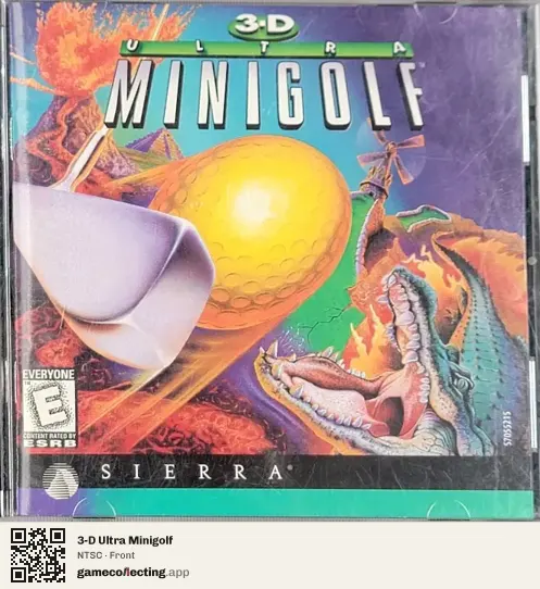 3-D Ultra Minigolf Computer, NTSC box front