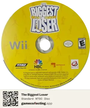 The Biggest Loser Nintendo Wii, NTSC disc