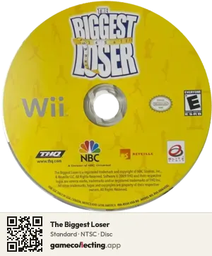 The Biggest Loser Nintendo Wii, NTSC disc