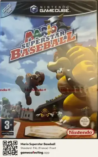 Mario Superstar Baseball Nintendo GameCube, France box front
