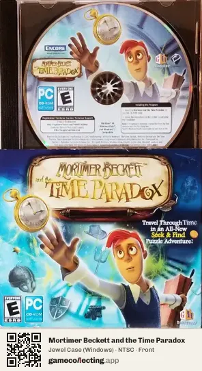 Mortimer Beckett and the Time Paradox Computer, NTSC box front