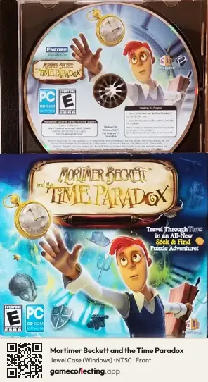 Mortimer Beckett and the Time Paradox Computer, NTSC box front