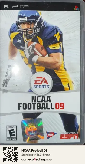 NCAA Football 09 PlayStation Portable, NTSC box front