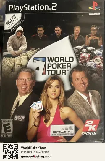 World Poker Tour PlayStation 2, NTSC box front