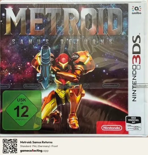 Metroid: Samus Returns Nintendo 3DS, Germany box front
