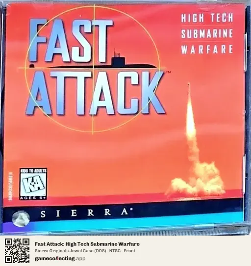 Fast Attack: High Tech Submarine Warfare Computer, NTSC box front