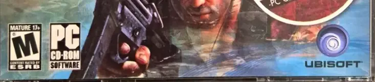 Far Cry, the ESRB box on its front