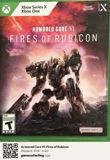 Armored Core VI: Fires of Rubicon Xbox Series X, NTSC box front