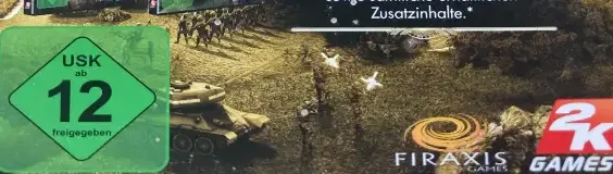 Sid Meier's Civilization V, the USK square on its front