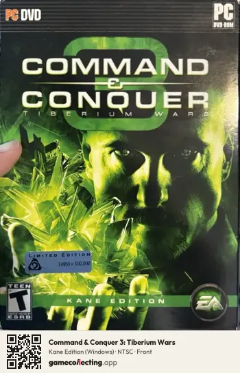 Command & Conquer 3: Tiberium Wars Computer, NTSC box front
