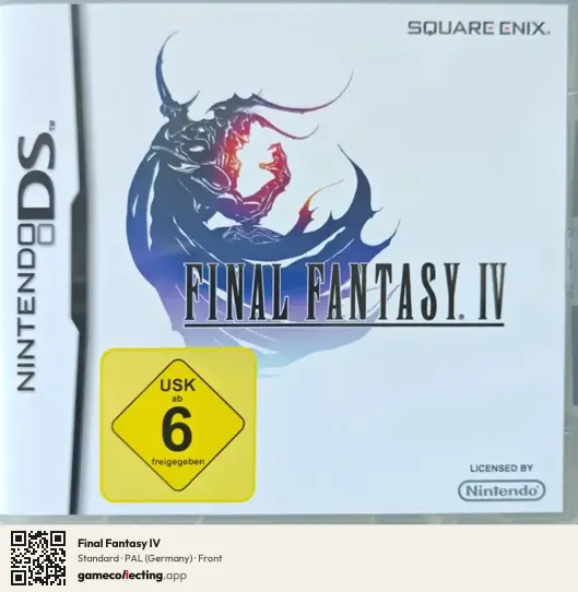 Final Fantasy IV Nintendo DS, Germany box front