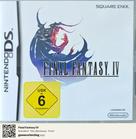 Final Fantasy IV Nintendo DS, Germany box front