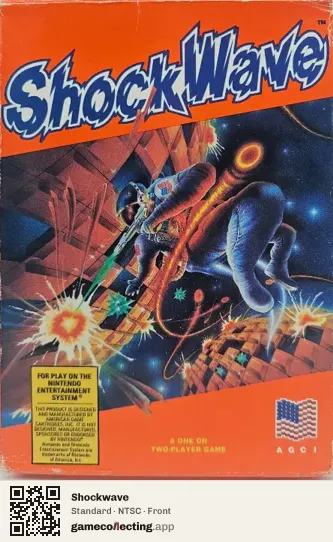 Shockwave Nintendo Entertainment System, NTSC box front