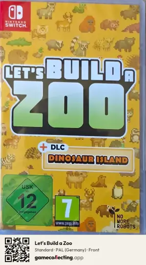 Let's Build a Zoo Nintendo Switch, Germany box front