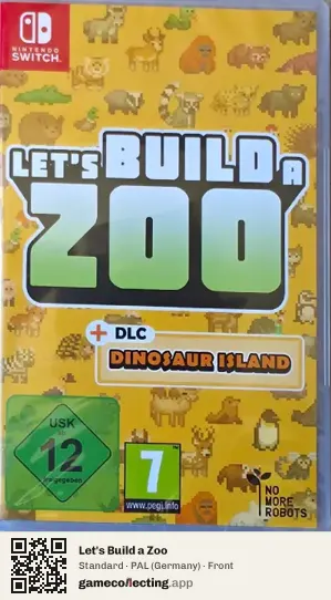 Let's Build a Zoo Nintendo Switch, Germany box front