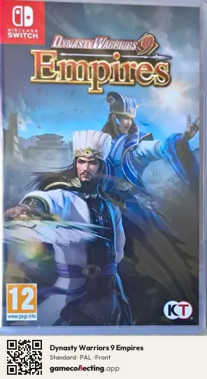 Dynasty Warriors 9 Empires Nintendo Switch, PAL box front