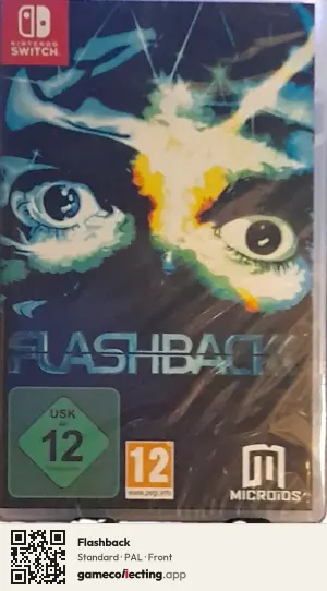 Flashback Nintendo Switch, PAL box front