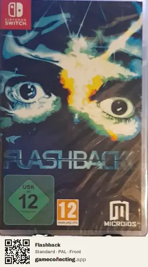 Flashback Nintendo Switch, PAL box front