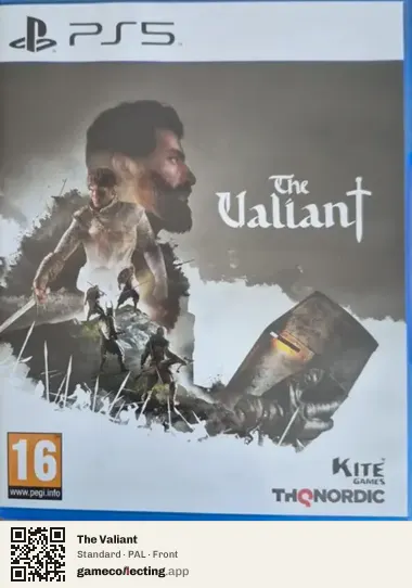 The Valiant PlayStation 5, PAL box front