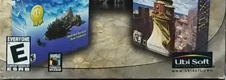 Myst Trilogy, the ESRB box on its front