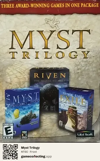 Myst Trilogy Computer, NTSC box front