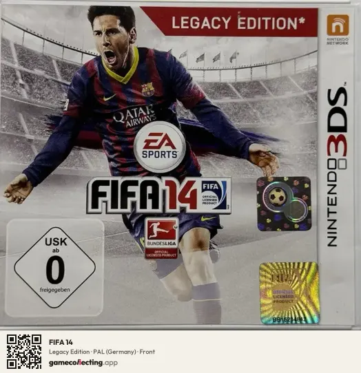 FIFA 14 Nintendo 3DS, Germany box front