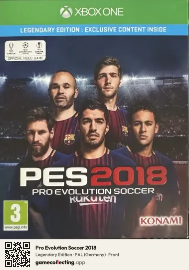 Pro Evolution Soccer 2018 Xbox One, Germany box front