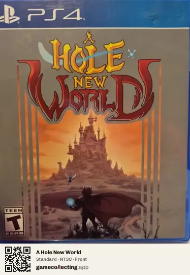 A Hole New World PlayStation 4, NTSC box front