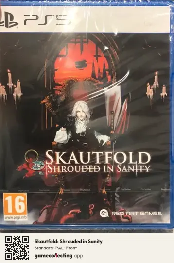 Skautfold: Shrouded in Sanity PlayStation 5, PAL box front