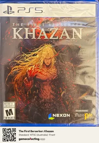 The First Berserker: Khazan PlayStation 5, Australia box front