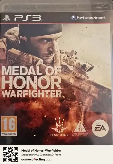 Medal of Honor: Warfighter PlayStation 3, Germany box front